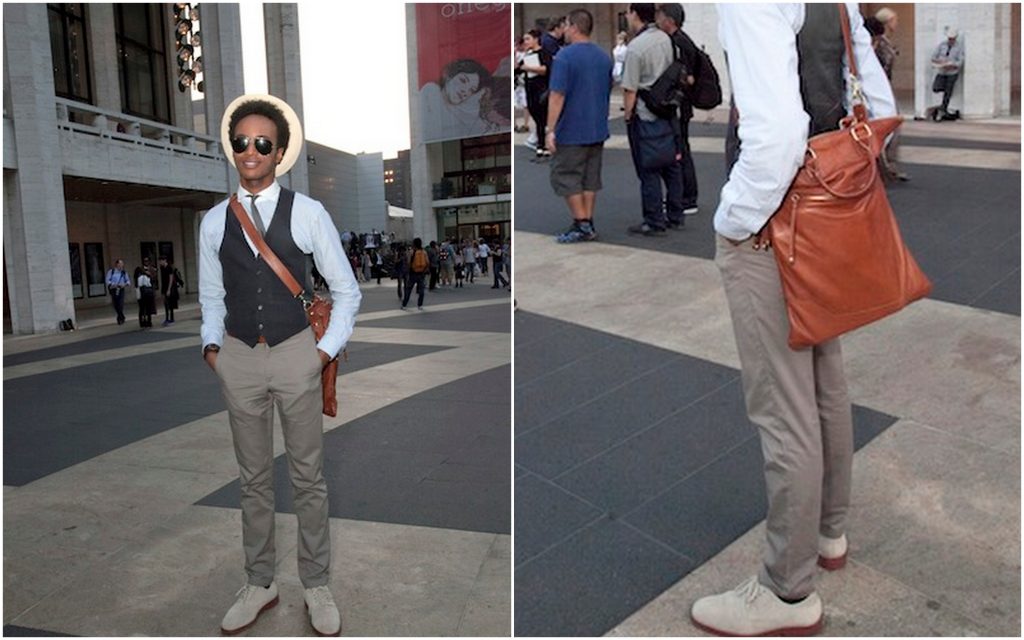 Triumph new york manbag