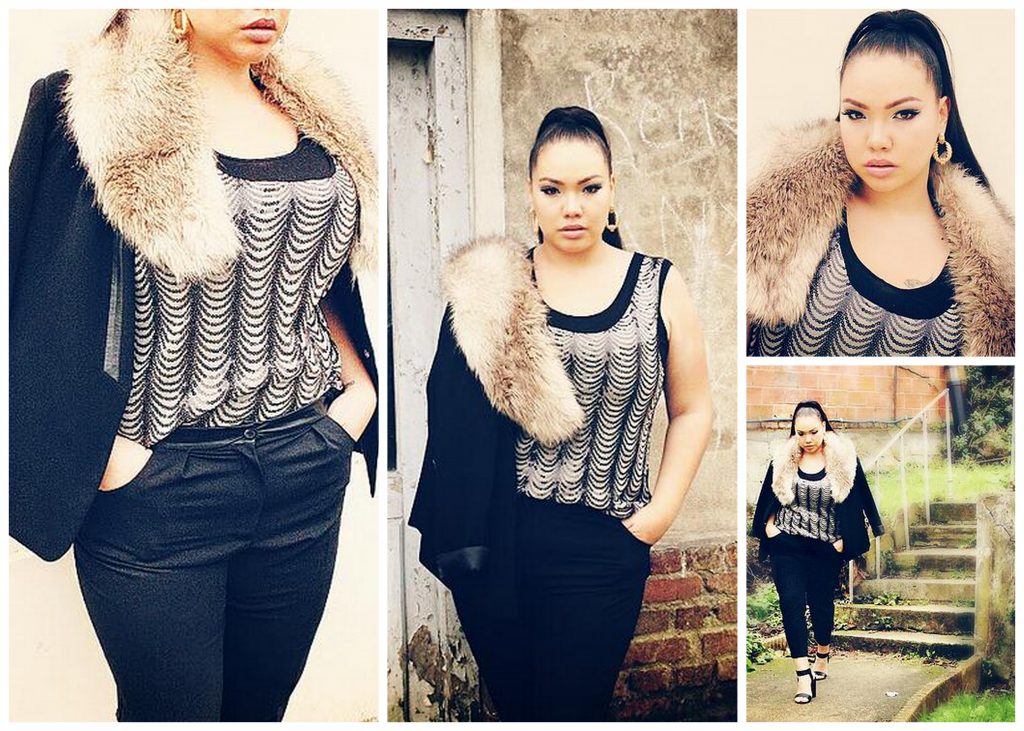 Beautiful Plus Size Model in France Lalaa Misaki